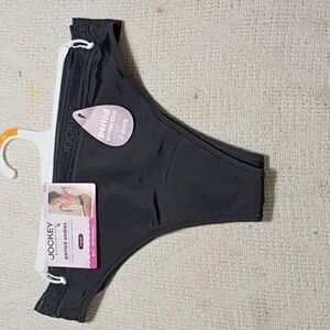 NWT Jockey Worry free Microfiber Stretch Thong Period Undies 2 Pack Size Medium